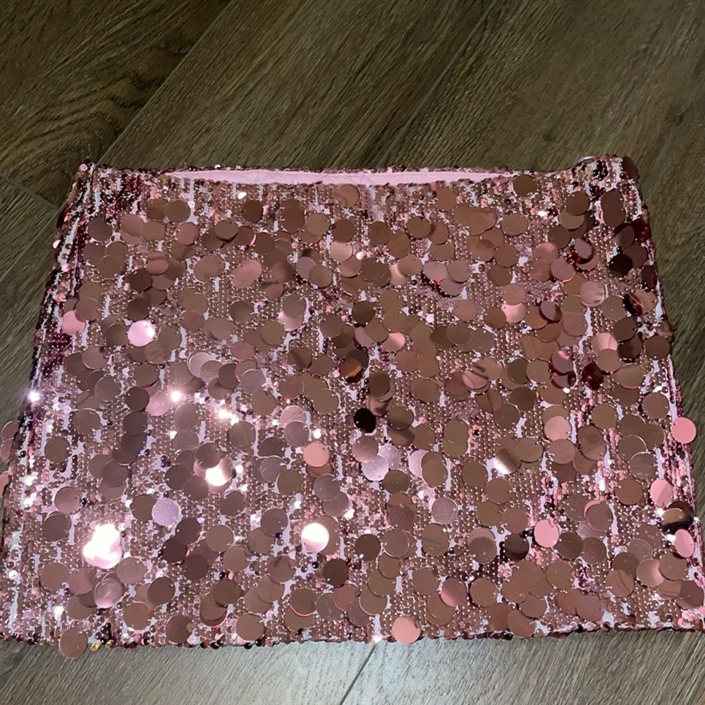 PINK SEQUIN SKIRT- SOLD
